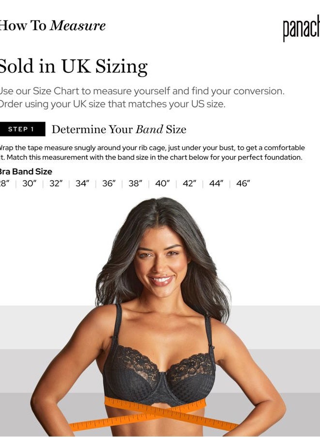 Panache Women's Underwired Sports Bra, Grey Marl, 80E - Image 1