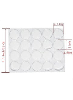 Yueton yueton Pack of 100 Clear 1" Round Craft Bottle Caps Epoxy Self Adhesive Stickers for Hair Bows, Pendants,Scrapbooks  - Image 2