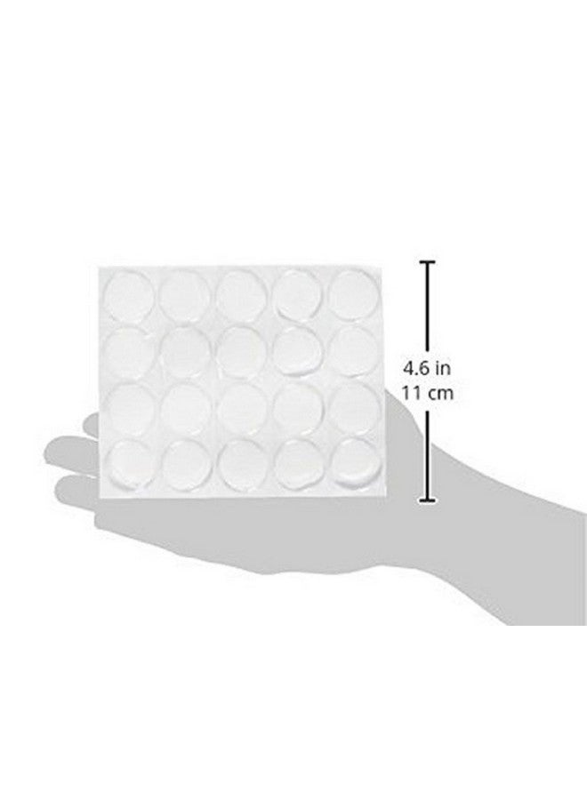 yueton Pack of 100 Clear 1" Round Craft Bottle Caps Epoxy Self Adhesive Stickers for Hair Bows, Pendants,Scrapbooks - Image 3