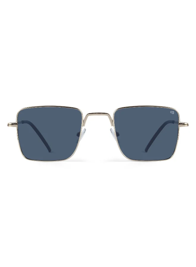 ووجلز UV- Protected Golden Square Sunglasses