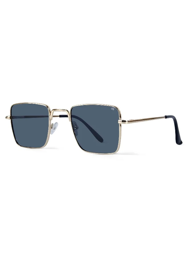 ووجلز UV- Protected Golden Square Sunglasses