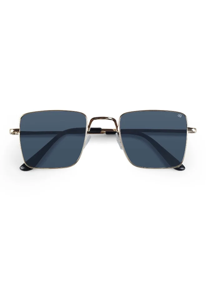 ووجلز UV- Protected Golden Square Sunglasses
