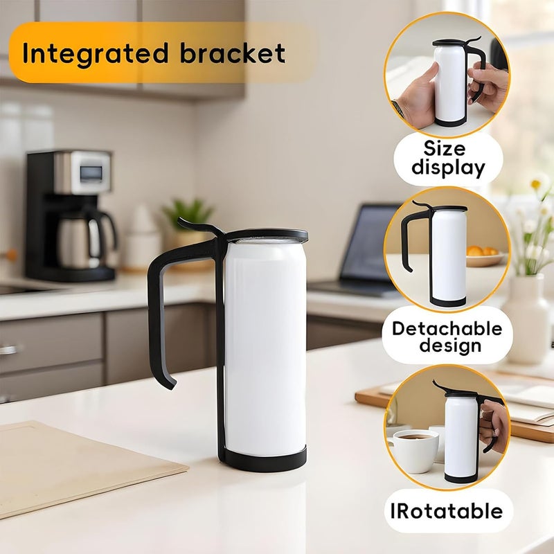 Changeable, Recyclable, Insulated Drink Carrier, Compact Low Profile Plan, Road Excursion, Beach Party, Barbecue Can Owner with Handle - Image 4