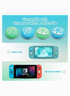 Y&D Thumb Grip Cap, Analog Stick Caps for Nintendo Switch/Switch Lite, Daugee Switch Thumbs Grips Soft Silicone Joystick Cover Joy-con Controllers (Animal Crossing Theme 4Packs)  - Image 3