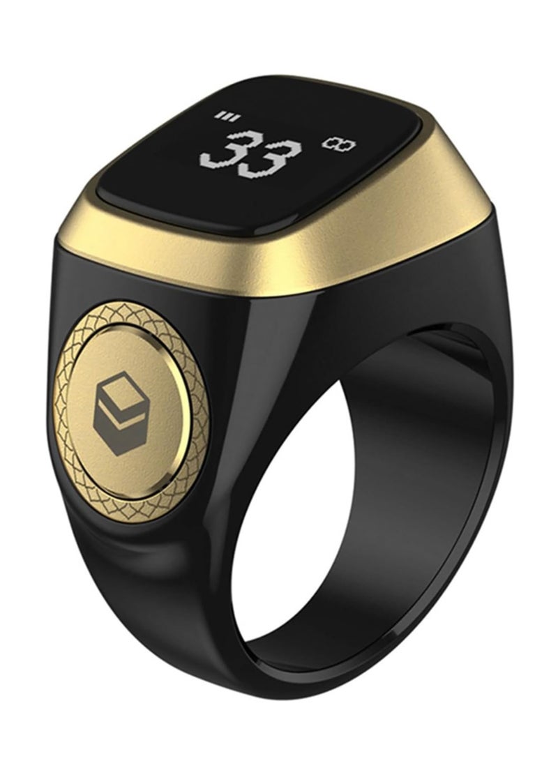 Smart Tasbih Zikr Ring, 20mm Muslim Digital Azan Alarm Clock, Tasbih Counter Smart Ring - Image 1