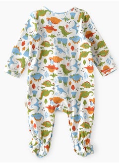 Elegant Kids Front Open Sleepsuit of Cotton for Boys, Soft and Comfortable Cotton, Perfect for Everyday Wear and Easy Diaper Changes  - Image 2