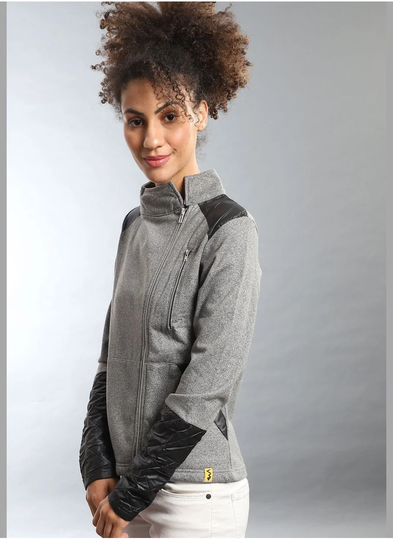 Campus Sutra Stylish Color block Jacket
