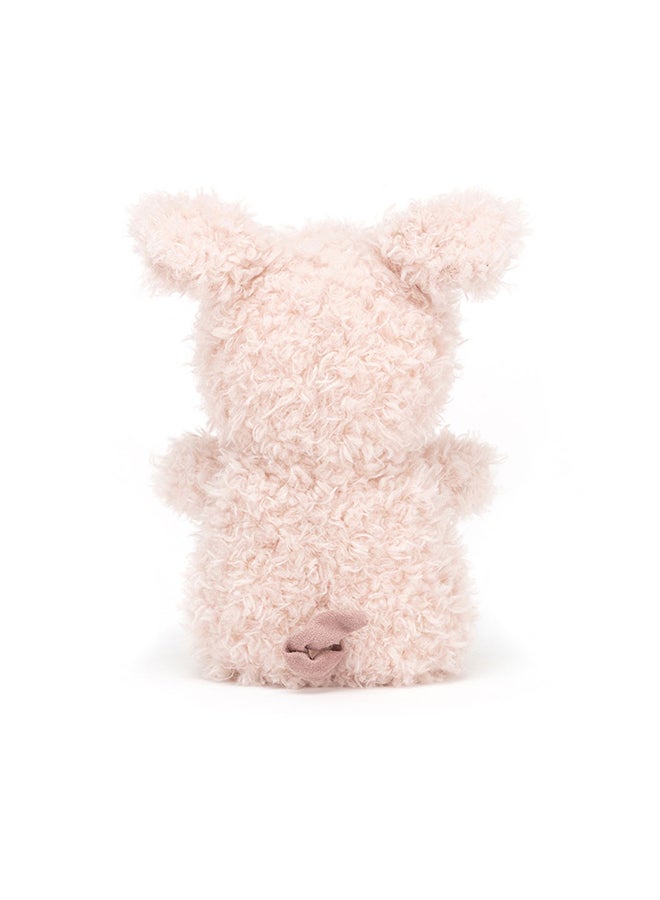 Jellycat Little Pig 18 cm Soft Plush Toy, Small Pink Piglet Teddy, Cute Farm Animal Collectable, Cuddly Gift for Babies, Kids & Plush Lovers - Image 2