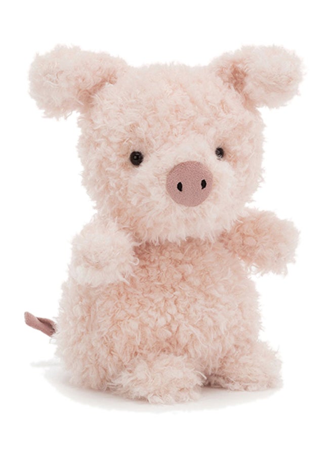 Jellycat Little Pig 18 cm Soft Plush Toy, Small Pink Piglet Teddy, Cute Farm Animal Collectable, Cuddly Gift for Babies, Kids & Plush Lovers - Image 1