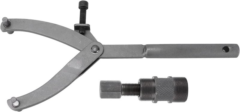 Motorcycle Clutch Flywheel Spanner Wrench Tool Kit with 24mm 27mm Adjustable Magneto Puller for ATV, Dirt Bike, Scooter, Go Kart - Image 3