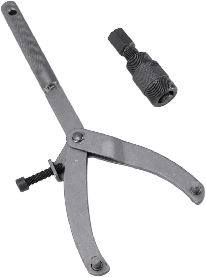 Motorcycle Clutch Flywheel Spanner Wrench Tool Kit with 24mm 27mm Adjustable Magneto Puller for ATV, Dirt Bike, Scooter, Go Kart - Image 5