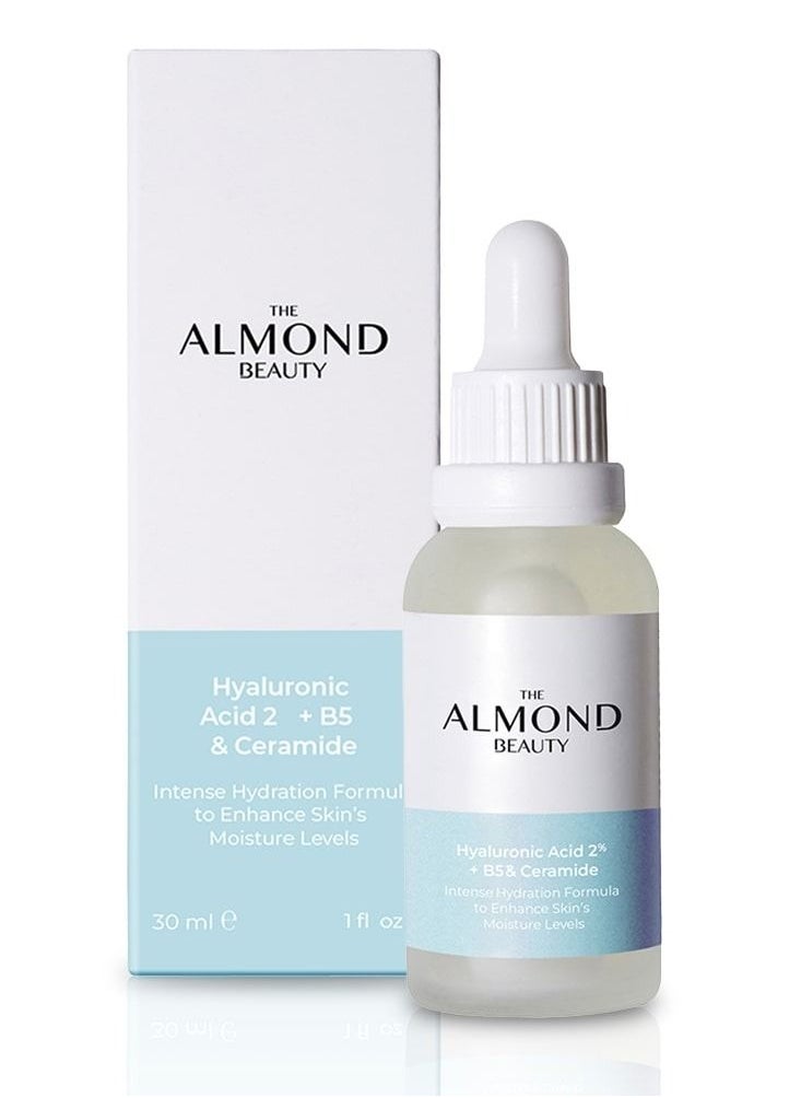THE ALMOND BEAUTY - Intensive Hydration Serum Hyaluronic Acid %2 + B5 with Ceramide - Image 1