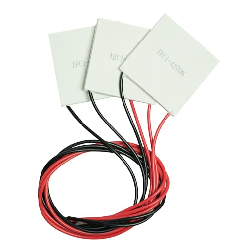 MTDELE 3 Sets TEC1-12706 Peltier Cooler Module kit 6A 12V Cooling Panel + Aluminum Heat Sinks + 12V Cooling Fan - Image 5