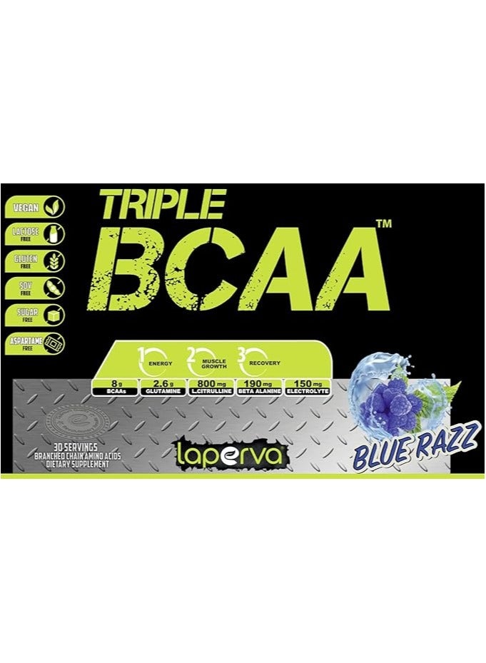 Laperva Triple BCAA Blue Razz Flavour 30 Servings  - Image 5