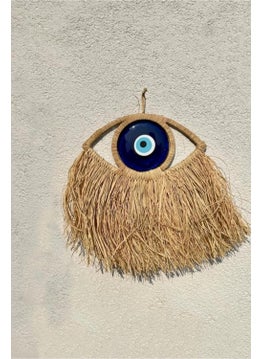 Maison Avf Rafya Handmade Half Eye Evil Eye and Round Eye Evil Eye Set of 2 Balcony, Door, Wall, Garden Ornament  - Image 5