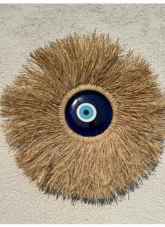 Maison Avf Rafya Handmade Half Eye Evil Eye and Round Eye Evil Eye Set of 2 Balcony, Door, Wall, Garden Ornament  - Image 4