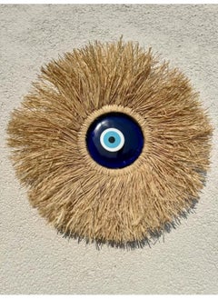 Maison Avf Rafya Handmade Half Eye Evil Eye and Round Eye Evil Eye Set of 2 Balcony, Door, Wall, Garden Ornament  - Image 3