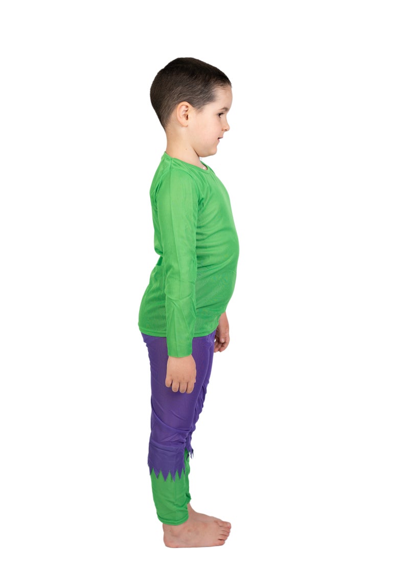 D'Daniela Marvel Hulk Bodysuit Without Muscle for kids  - Image 4