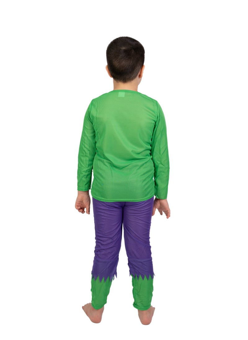 D'Daniela Marvel Hulk Bodysuit Without Muscle for kids  - Image 5