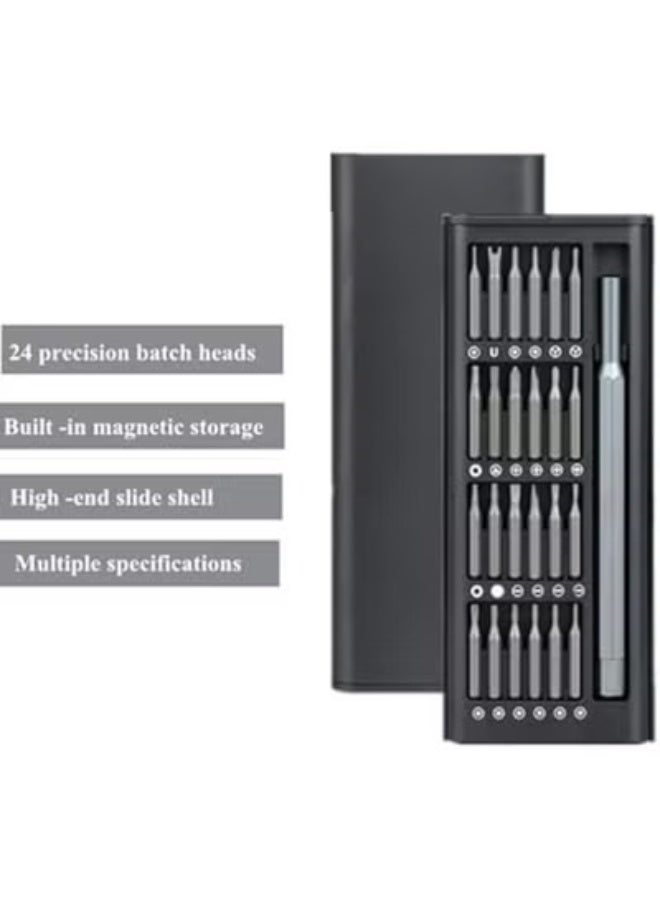24 in 1 Premium Precision Screwdriver Set, Mini Magnetic Tool Kit for Electronics, Cell Phones, Laptops - Image 2