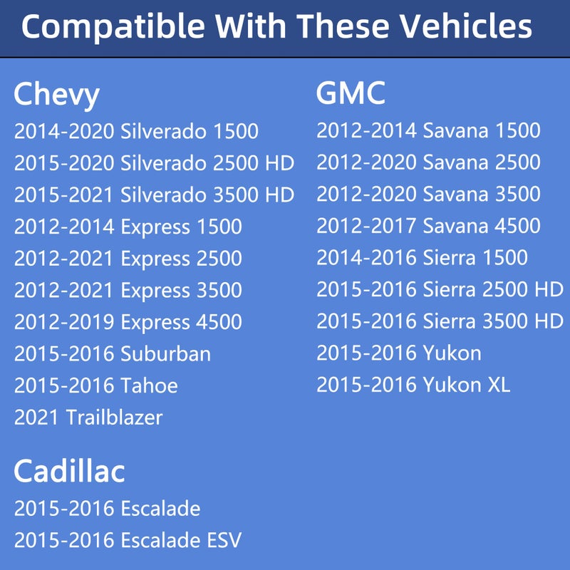 ROVIKE GT360 Gas Cap, Fuel Cap For Chevy GMC Cadillac - Silverado Express Savana Sierra 1500 2500 3500 4500 Suburban Tahoe Yukon Escalade ESV 2012 2013 2014 2015 2016 2017 2018 2019 2020 2021, Black - Image 2