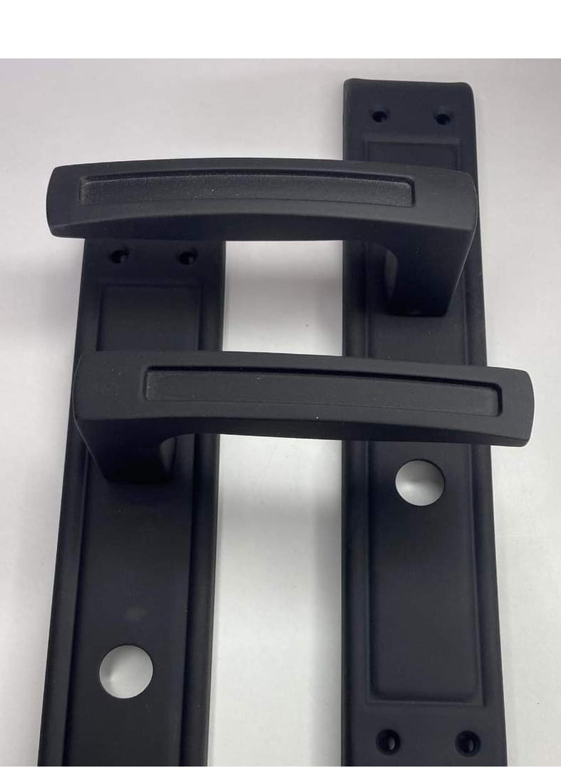 Black Bathroom Door Ball Set  - Image 1
