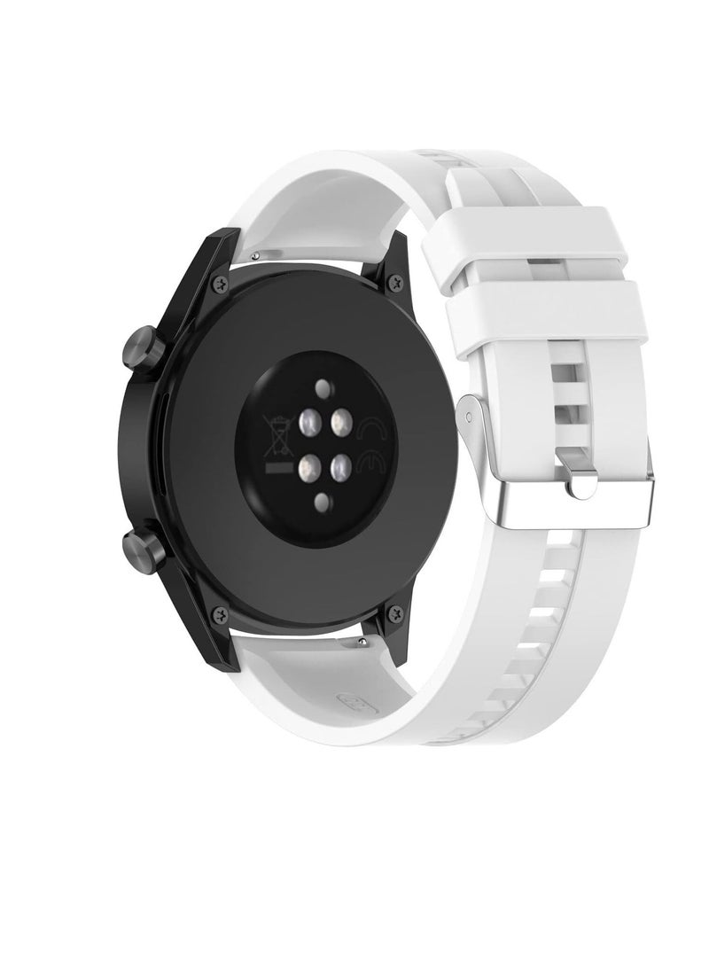 Silicone Band 20MM For Samsung Gear Sport/Watch 6/5/4 40mm 44mm/Watch 6 Classic 43mm 47mm/ 5 Pro 45mm/S2 classic/Active 2 40mm 44mm/Amazfit GTS/2/2e/GTS3/3 Pro/GTS4/2 Mini/3 Mini/4Mini - Image 2