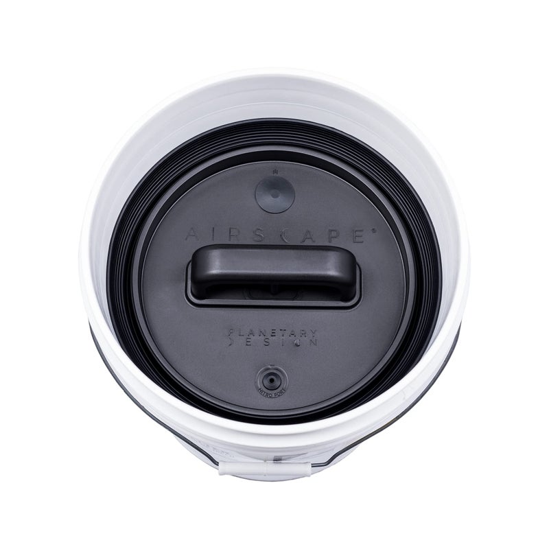 Planetary Design Airscape Bucket Insert Airtight Lid - Bulk Dry Storage - Unique Nitro Flush Port and Degassing Valve for Versatility - Preserve Food Freshness - Fits Most 3, 5, and 7 Gallon Buckets - Single - Image 3