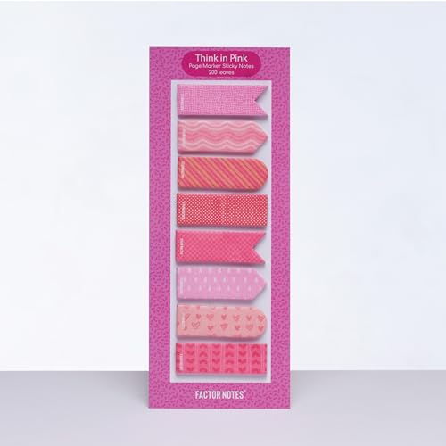 Factor Notes Sticky Notes (Think in Pink) - Image 1