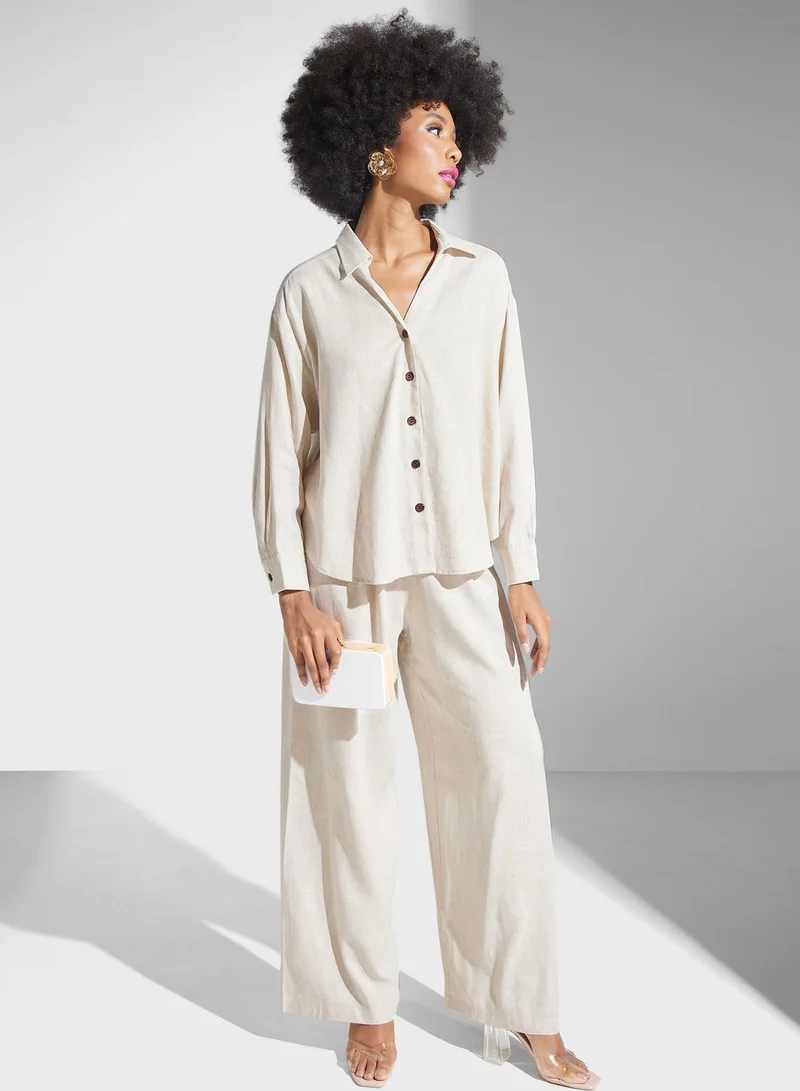 CHASE High Waist Pant & Shirt Set