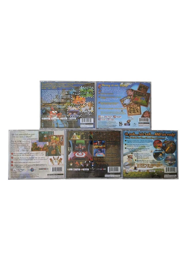 General Crash Bandicoot series with manual console game disc box with bonus disc retro classic optical drive direct reading adaptation version.  - Image 2