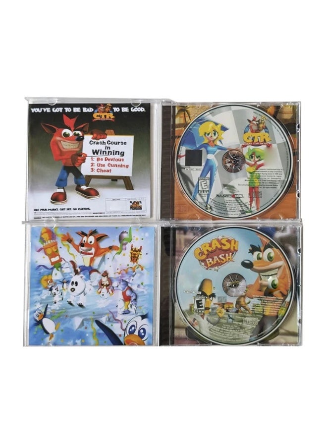General Crash Bandicoot series with manual console game disc box with bonus disc retro classic optical drive direct reading adaptation version.  - Image 3