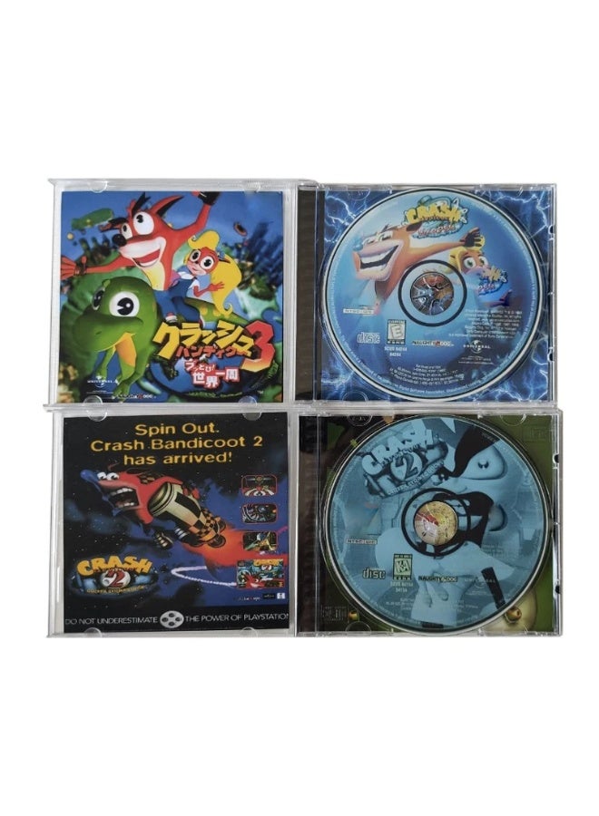 General Crash Bandicoot series with manual console game disc box with bonus disc retro classic optical drive direct reading adaptation version.  - Image 5