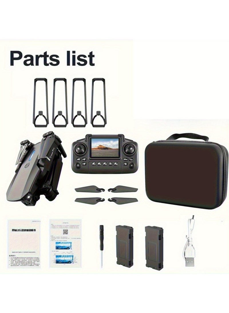 E88 Drone with Built-in Display Screen Aerial Photography Quadcopter Remote Control Aircraft FPV HD Camera Foldable RC Drone  - Image 2
