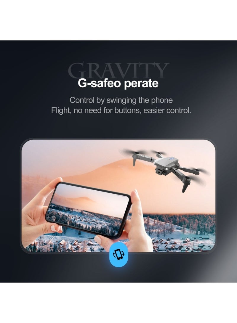 E88 Drone with Built-in Display Screen Aerial Photography Quadcopter Remote Control Aircraft FPV HD Camera Foldable RC Drone  - Image 5