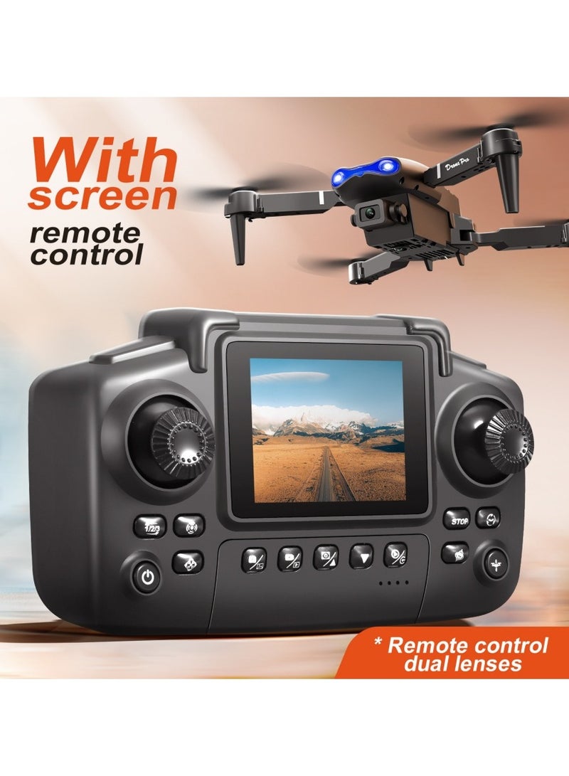 E88 Drone with Built-in Display Screen Aerial Photography Quadcopter Remote Control Aircraft FPV HD Camera Foldable RC Drone  - Image 4