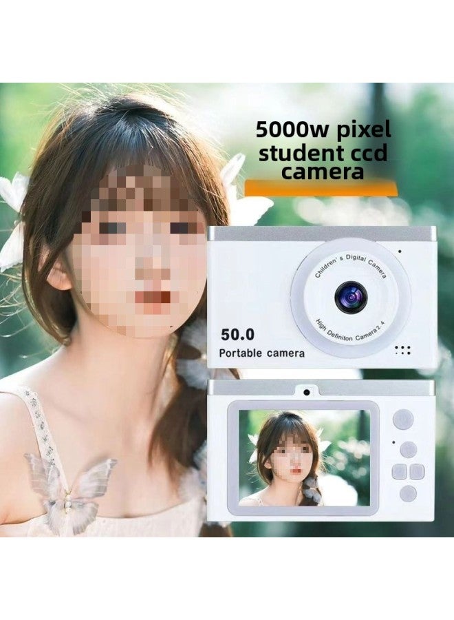 Generic Ccd Camera High-definition Dual-camera Digital Student Version Can Take Photos Can Be Transmitted Mobile Phone Listening To Music Travel Record Camera-Body Color:Star Black [hd Front And Rear Dual Cameras + Flash + Video Recording + Music Playback] - Bare Metal Without Card (cannot Take Pictures)  - Image 4