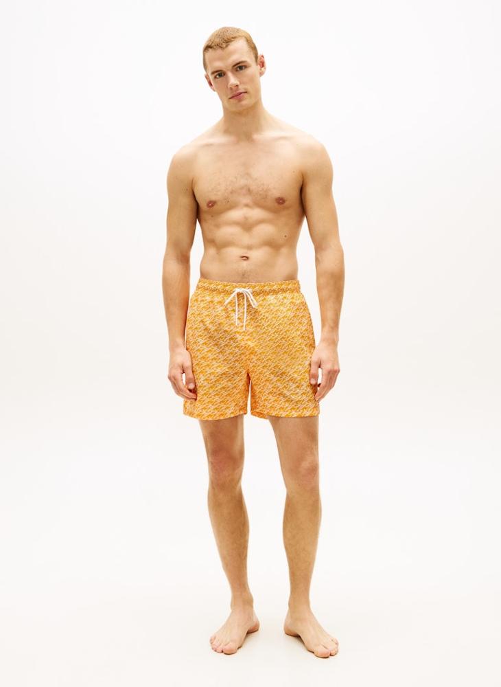TOMMY HILFIGER Print Mid Length Swim Shorts - Image 4