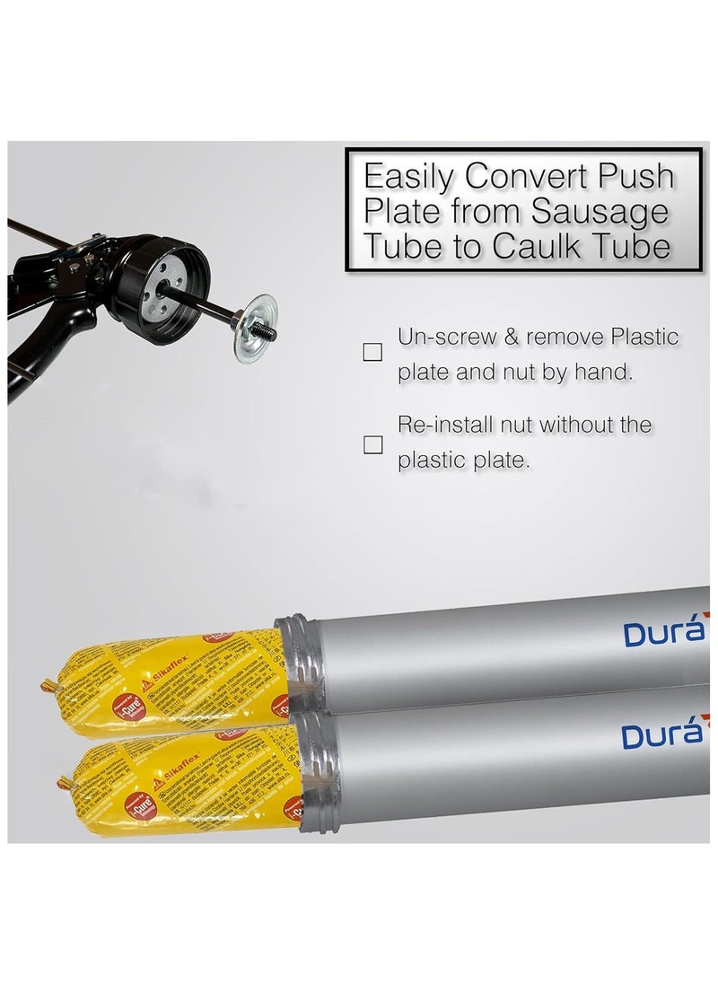 Duravel - Duravel Sikaflex Multipurpose Elastic Sealant and Caulking Gun Grey - Image 1