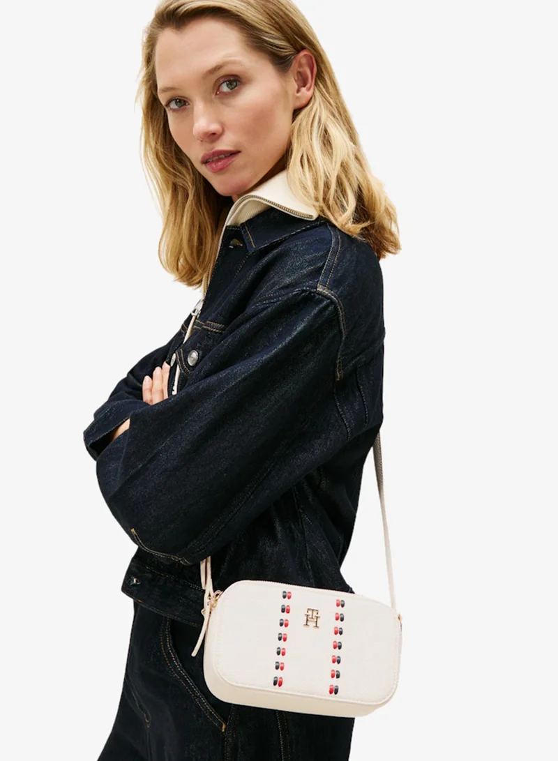 TOMMY HILFIGER  Signature Tape Camera Bag for Women | Best Price UAE