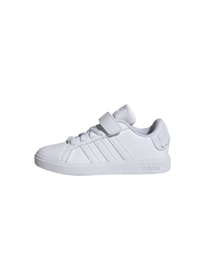 Adidas Star Wars Grand Court 2.0 El C White Sportswear Shoes For Kids 10K  - Image 4