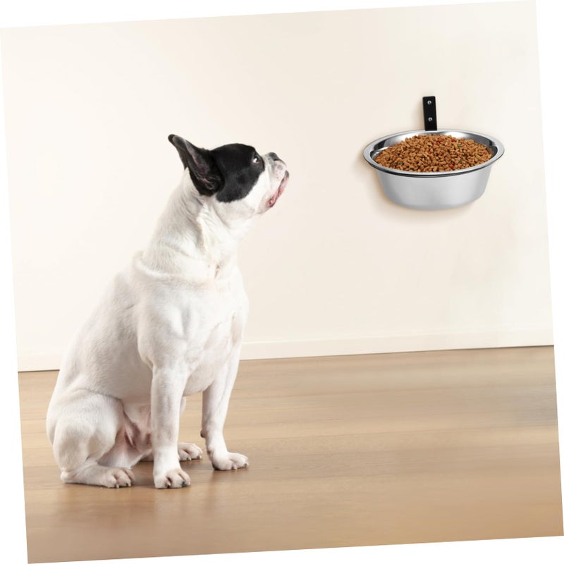 Wall Mounted Elevated Pet Feeding Bowl Outdoor Dog Bowl for Easy Wash Storage - Image 5