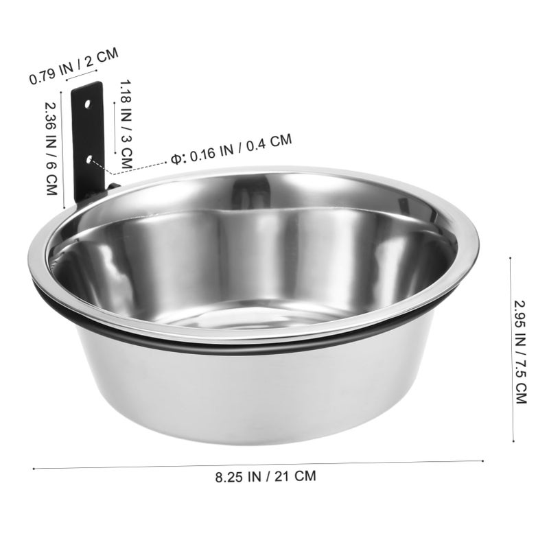 Wall Mounted Elevated Pet Feeding Bowl Outdoor Dog Bowl for Easy Wash Storage - Image 3