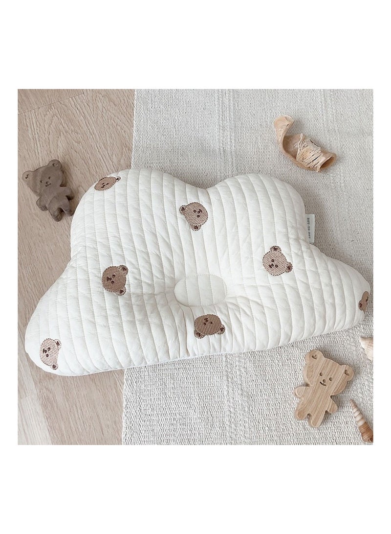 Loquat Suitable For Baby Cloud Shape Cotton Head Pillow 