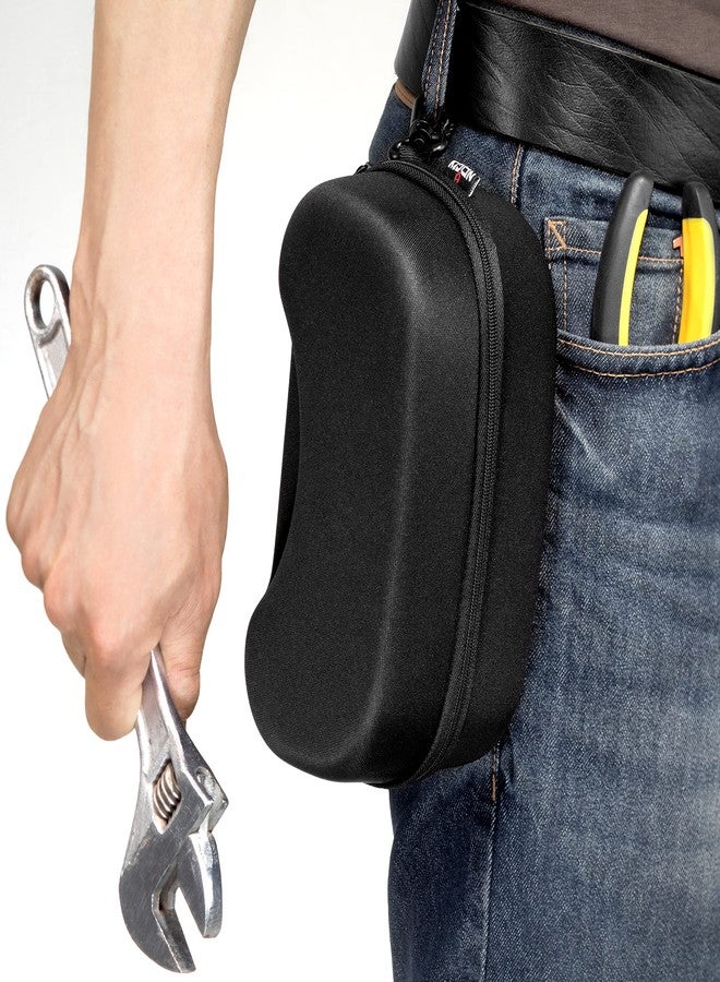 NoCry Protective Goggle Case; Fits Most Goggles; Semi Hard, Water Resistant and Shockproof Outer Shell; Reinforced Zipper; Belt Clip; Designed to Fit All Safety Goggles; Black - Image 5