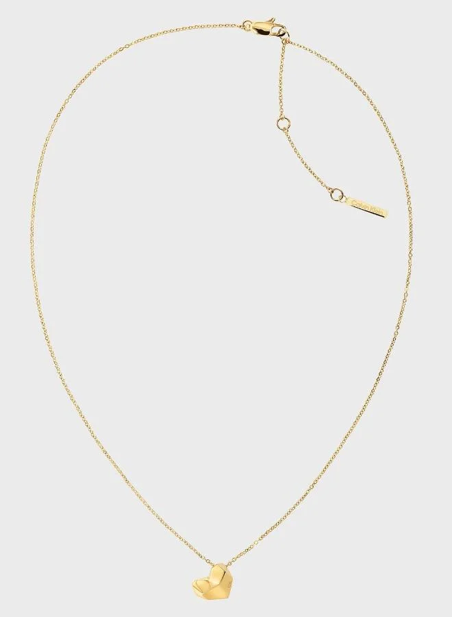 Necklace with a Heart Pendant