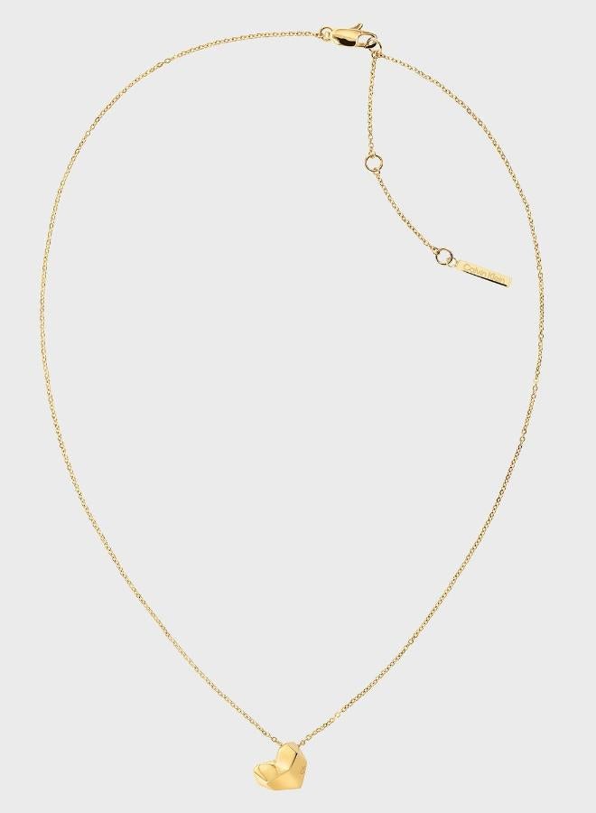 كالفن كلاين عقد مزين بحلية قلب - Image 1