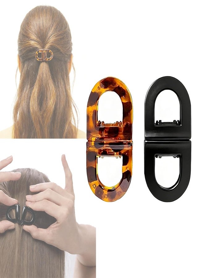DICSINM Magnetic Hair Clips – Strong Hold No-Slip Magnetic Hair Styling Clips for Women, Seamless 2-in-1 Design for Easy Everyday Hairstyles, Clip No Crease, Perfect for Daily Hair Styling（2.95 in*1.18 in） - Image 1
