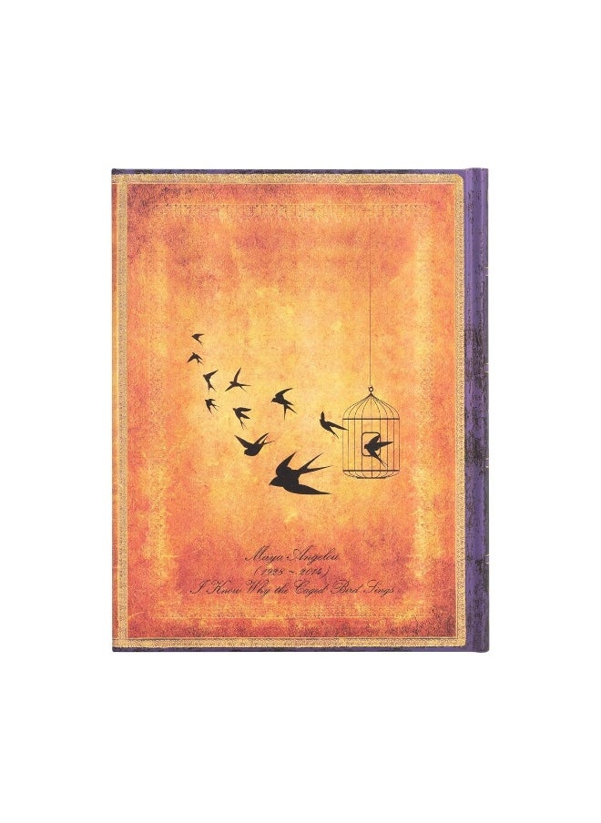 Angelou, I Know Why the Caged Bird Sings (Embellished Manuscripts Collection) Ultra Lined Hardcover Journal  - Image 2