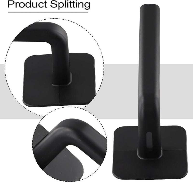 Black Traceless Sticky Hooks For Home Organization No Drilling Installation - Image 3